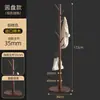 Perchero de Madera Maciza de Lujo Ligero de Pie para Dormitorio, Oficina en Casa Barra de Colgar Ropa de Madera, Perchero