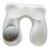 Almohada para el cuello con joroba en forma de U, adecuada para las pausas del almuerzo en la oficina, plegable, desmontable, portátil, almohada inflable tipo prensa