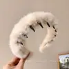Diadema Ancha Estilo Coreano para Mujer 2026 Nuevo Modelo Diadema de Moda de Alta Gama para Salir, Lavarse la Cara, Pinza para el Cabello Antideslizante Accesorio para el Cabello