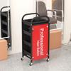 Carrito de peluquería, gabinete de herramientas para peluquería, carrito de herramientas para teñido permanente, carrito de almacenamiento móvil para salón de permanente