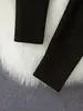 Conjunto de Verano para Niñas: Top Caqui con Estampado de Corazones y Mangas Volantes, y Leggings Negros Ajustados, Ropa Infantil Transfronteriza