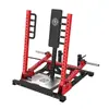 Reyk Fitness Comercial Anti-Mosca Pássaro Banco para Agachamento Supino Ponte de Glúteo Extensão e Flexão Leg Press Supino de Peito Levantamento Terra Puxada para Trás de Pista Dupla
