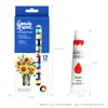 Producto Caliente Transfronterizo Acrílico Acuarela Gouache Pintura 12 Colores Set de 6ml Pintura para Pintura Artística Venta Directa de Fábrica