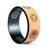 Cross-border Cork Yoga Wheel Back Curved Beauty Back Sharp Tool Yoga Auxiliar Círculo Impressão Colorida Pilates Anel Equipamento Iniciante