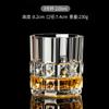 Estilo Simples Copo de Uísque Conjunto de Copos de Cristal Bar Retrô Copo de Vinho Estilo Europeu Criativo Copo de Vinho para Instagram