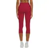 Shorts de yoga transfronterizos de nuevo estilo cepillado, de cintura alta, adelgazantes, atléticos, de longitud 7/8, para correr, fitness y yoga, para mujer