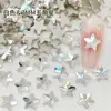Broca para unha K9 branca de boutique, fundo plano, formato especial, imitação Hua Zi, não solta o fundo, tamanho mini pequeno, decorações de unha atacado