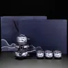 Juego Automático de Té de Arcilla Púrpura Original Juego de Té Kung Fu Venta al por Mayor Regalo Promocional para Oficina y Hogar Caja de Regalo con Logo