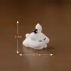 Mini Paisagem Pequenos Enfeites Animal Cartoon Fofo Palácio Celestial Coelho Fofo Jardinagem Musgo Mini Resina Decorações Acessórios