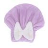 Gorro Secador de Pelo Nuevo de Coral con Lazo Gorro de Baño Absorbente de Agua Secado Rápido Moda para Mujer Pañuelo para la Cabeza para Baño y Lavado de Cabello