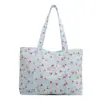 Nova Bolsa Tote Primavera 2026, Design Fresco e Estiloso de Cerejas, Simples e Elegante, Bolsa de Ombro de Grande Capacidade para Mulheres, para o Dia a Dia