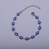 Joyería Jinyiyuan Pulsera de acero inoxidable Ojo Turco Diablo Acero titanio ojo redondo amuleto de la suerte Plata