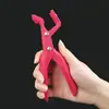 Clipe de tigela e prato anti-queimadura resistente a altas temperaturas, pegador de pratos de silicone, clipe de prato antiderrapante para cozinha doméstica, clipe para pratos de vaporizador, artefato para tigelas