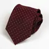 Directo de fábrica ropa formal para hombre moda profesional negocio corbata 8cm patrón de lunares azul nueva corbata para traje