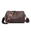 Bolsa Feminina Texturizada de Alta Qualidade 2025 Nova Estilo Coreano Versátil Retrô Grande Capacidade Boston Transversal Bolsa de Ombro
