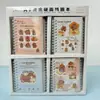 Cuaderno de espiral de tapa dura con estampado en caliente de Capibara Stitch A7 Cuaderno Stitch Baby Kuromi Melody