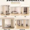 División de Pantalla sin Taladrar para Sala de Estar, Dormitorio, Salón de Belleza, Cortina Colgante, Una Habitación se Convierte en Dos Habitaciones, Nuevo Modelo 2026 Muro Divisorio