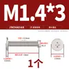 Tornillos de Cabeza Plana Delgada niquelados, de Forma Delgada, de Borde Delgado, Cabeza Plana Grande, Cabeza Plana Negra, Tornillos Phillips, Cabeza Plana M2M3M4M5M6