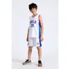 Traje de Uniforme de Baloncesto de los Lakers para Niños y Niñas Estudiantes de Jardín de Infancia y Primaria No. Personalización de Jersey de Equipo de Entrenamiento de Juego 24