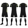 Conjunto de uniforme de treino de futebol para adultos com logotipos impressos, conjunto de uniforme de futebol para crianças com logotipos impressos, uniforme de equipe de competição de futebol para alunos do ensino fundamental, meninos