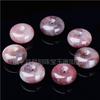 Colgante con hebilla de seguridad de jade, color oro violeta, pulido, redondo, blanco, con cadena de suéter de jade, venta al por mayor de fábrica