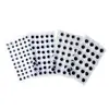 Atividade direto da fábrica patch para os olhos com adesivo DIY feito à mão material de brinquedo educativo plástico papel para os olhos preto e branco