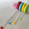 Fita Métrica Retrátil Colorida 1.5m Mini Fita Métrica Retrátil Redonda de Couro Em Estoque Logo Publicitário Régua de Presente Régua de Busto/Cintura/Quadril Régua Macia