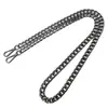Cadena de giro para bolso color gunmetal dorado y plateado 1.2m correa con hebilla terminada para bolso de axila y correa de hombro de repuesto para bolso
