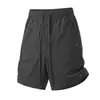 Verão 2026 Novos Shorts de Linho de Liocel Masculino Largos Modernos Versáteis Casuais Calças de Cinco Pontos Calças de Praia Algodão