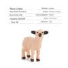 Comércio Exterior Mais Vendido Animal Artificial Rena Esquilo Raposa Vermelha Modelo Animal Conjunto Atacado Veado de Cauda Branca Figura Sólida