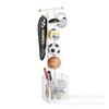 Suporte de Basquete Versão Doméstica Rack de Armazenamento de Alto Valor para Futebol de Salão e Vôlei Rack de Exibição com Altura Ajustável