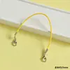 Corda de Cera Coreana Colorida Pulseira DIY Pingente para Corrente de Celular Chaveiro de Bolsa Acessórios de Joias Fecho Lagosta Cordão