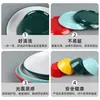Melamina Comercial Imitación Porcelana Tazón Pequeño Restaurante Hot Pot Montaje de Mesa Juego de Cuatro Piezas Tazón de Plástico Vajilla de Hotel Juego de Tazón y Plato Dos Colores