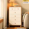 Cómoda, Gabinete de Cinco Cajones, Gabinete de Almacenamiento Moderno para Dormitorio, Gabinete de Pared para Sala de Estar, Gabinete Lateral Pequeño, Mesita de Noche