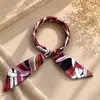 Pulseras de pañuelo de seda estilo francés transfronterizas con varios estampados, pulseras de cinta estampadas en tela, admiten personalización y venta al por mayor en stock
