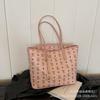 Bolsa Transfronteriza de Gran Capacidad para Mujer Nuevo Estilo Otoño e Invierno 2026 Bolso de Mano de Moda de Gama Alta para el Trabajo y la Clase Bolso de Hombro Grande