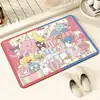 Tapete de chão para banheiro Sanrio lama de diatomáceas desenho animado tapete absorvente porta do banheiro tapete antiderrapante para pés banheiro vaso sanitário