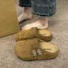 Nuevos Zapatos Birkenstock de Dos Vías Super Populares para Mujer Primavera/Verano 2025 Moda Versátil Suela Gruesa Modernos Mocasines Cerrados para Mujer