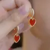 Pendientes de ópalo verde nuevos y modernos, exquisitos, japoneses y coreanos, de lujo ligero, elegantes, colgantes, pendientes elegantes de alta calidad para mujer