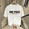 Camiseta de algodón grueso de marca de moda para hombre, de manga corta, de verano 2025, nueva, holgada, con cuello redondo, estilo informal y atractivo.
