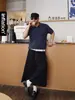 Ropa de Hombre Jiezhan Estilo Old Money Polo de Punto Manga Corta 26 Verano Nuevo Retro Americano Textura Ligera Cuello Camiseta
