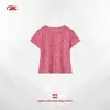 Camiseta de manga corta para mujer BK estilo americano con estampado de leopardo, cuello redondo, 210G, corte ajustado, camiseta de manga corta para chica hot de verano