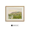 Silencioso e Sem Limites: Pintura Decorativa de Luxo para Sala de Estar Cor Creme Estilo Francês Moderno, Entrada da Sala de Jantar, Pintura de Paisagem Vintage para Quarto