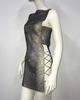 2023 outono e inverno Amazon novo vestido flash diamante rede de pesca saia justa sexy hot girl split vestido de alça