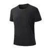 Camiseta de Manga Curta Verão 2026 Masculina para Exterior Sensação de Gelo Secagem Rápida Roupa Gola Redonda Esportes Corrida Fitness Tamanho Grande Manga Curta t