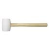 Martillo de Mango de Madera Goma Elástica Instalación Sin Marcas para Decoración de Azulejos, Instalación de Pisos, Martillo Multifuncional de Goma Suave, Madera Hecha a Mano