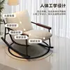Cadeira de Balanço Reclinável para Pessoa Preguiçosa Estilo Retrô Sala de Estar Cadeira de Balanço para Adultos Varanda Casa Lazer Pessoa Preguiçosa Sofá Cadeira Individual de Luxo Leve