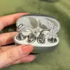 Clipe de Fone de Ouvido com Fivela de Diamante em Formato de Cobra e Borboleta, Design Único e Estiloso, Acessório de Fone de Ouvido Brilhante