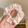 Elástico de Cabelo Elegante de Alta Qualidade para Rabo de Cavalo, Acessório de Cabelo para Coque, Scrunchie de Chiffon Multicamadas Leve da Moda Coreana Atacado