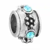 Pulseira Pandora joias femininas acessórios DIY cristal coração coroa pingente de contas presente de Dia dos Namorados